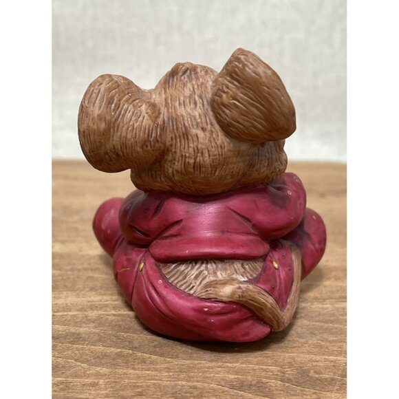 Vtg 1990 Enesco AMY WULFING Adorable Mouse Holding STAR COOKIE Sprinkle Figure - Picture 5 of 7